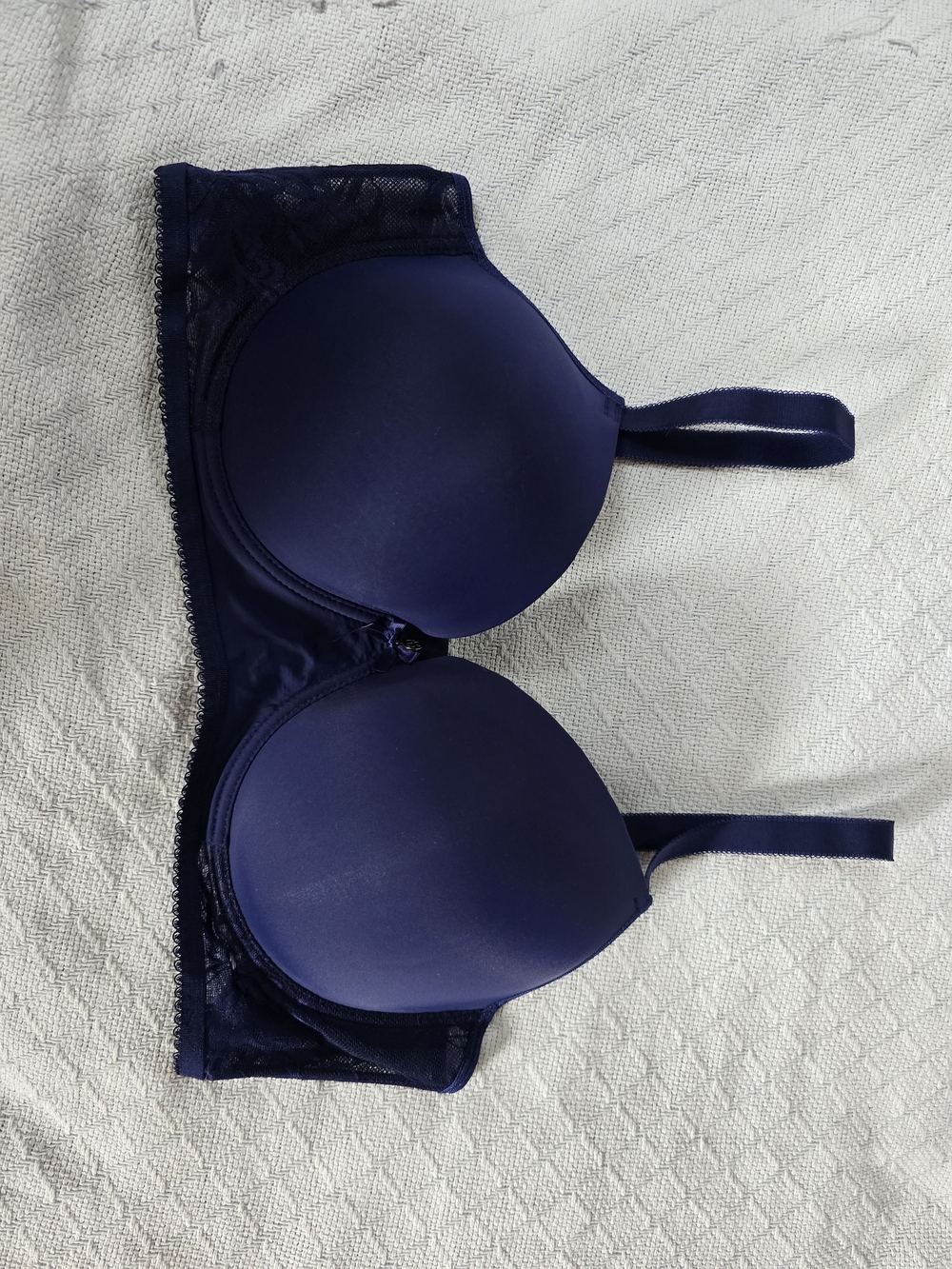 RACHEL Rachel Roy Navy Smooth Lace T-Shirt Bra